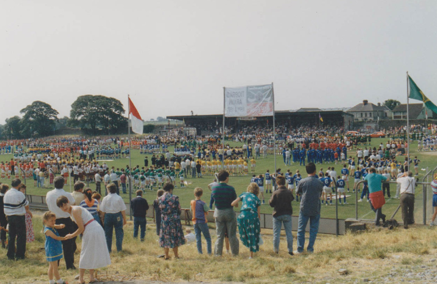 National Feile na nGael Finals in Athenry 1992 Slide background